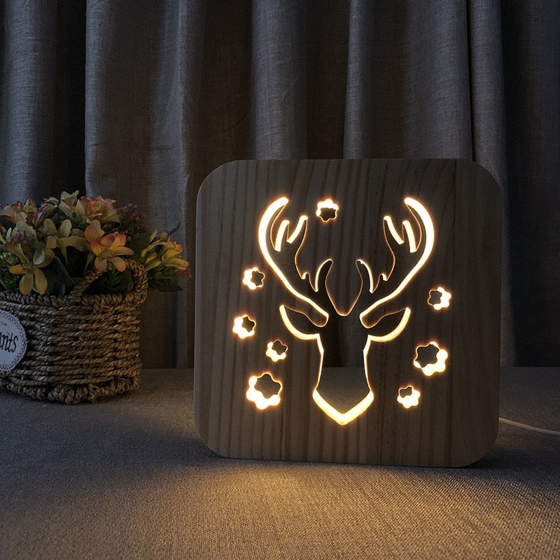 Christmas Deer LED Night Light