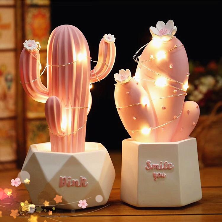Romantic Cactus Led Lamps