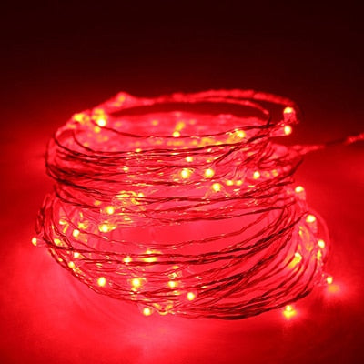 1M 2M 3M Silver Copper Wire Led Fairy String Lights