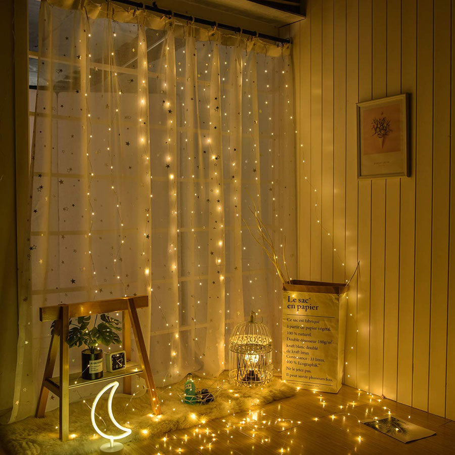 leds Copper wire LED curtain string light